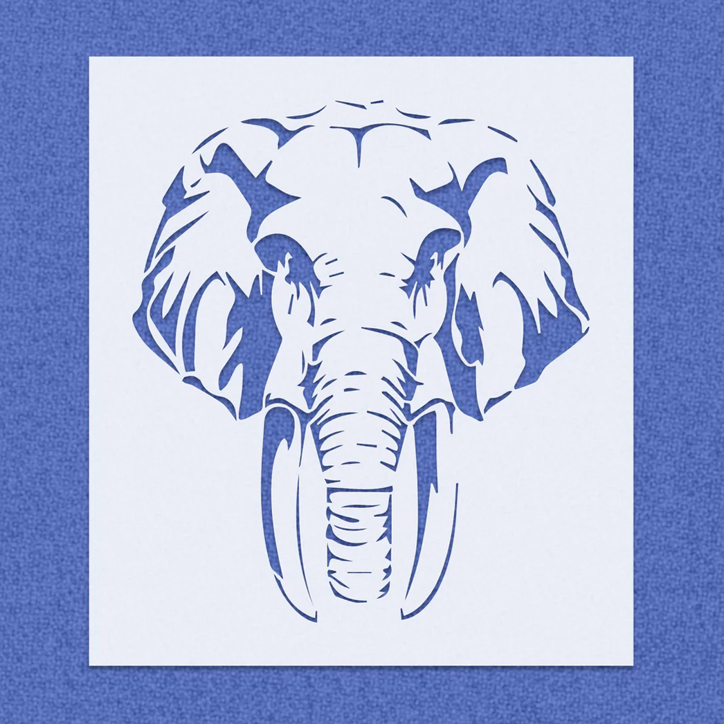 Elephant Stencil on laser cut this