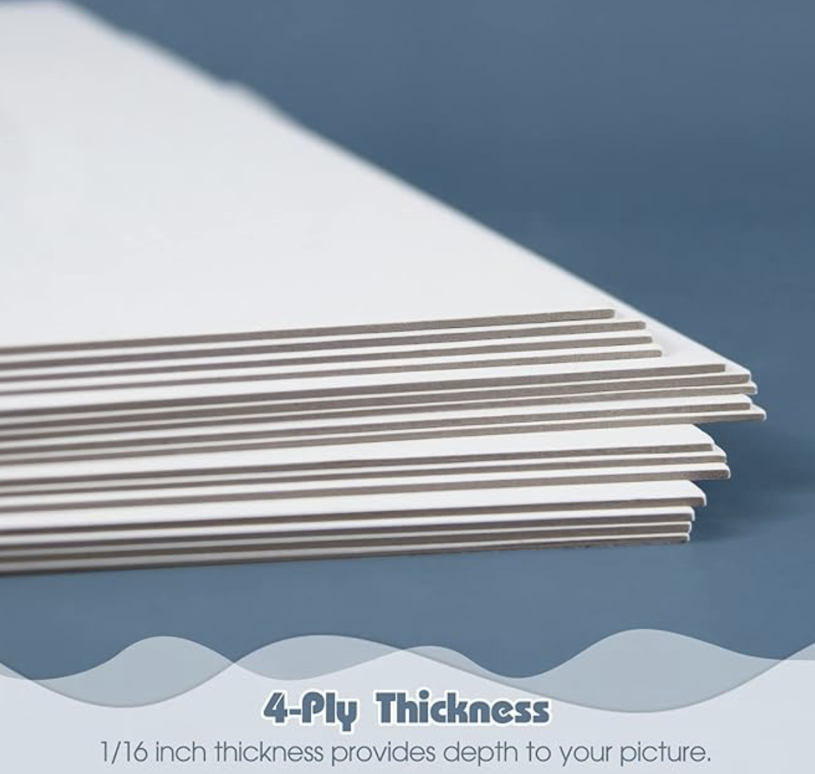 right White Backing Board for Frames, Pictures, Photos and More