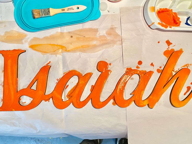 Wooden Name Signs Wooden Letters Personalized Wood Design Laser Cut Out Any  Font Name Custom Unfinished Painted or Glittered Any Size 